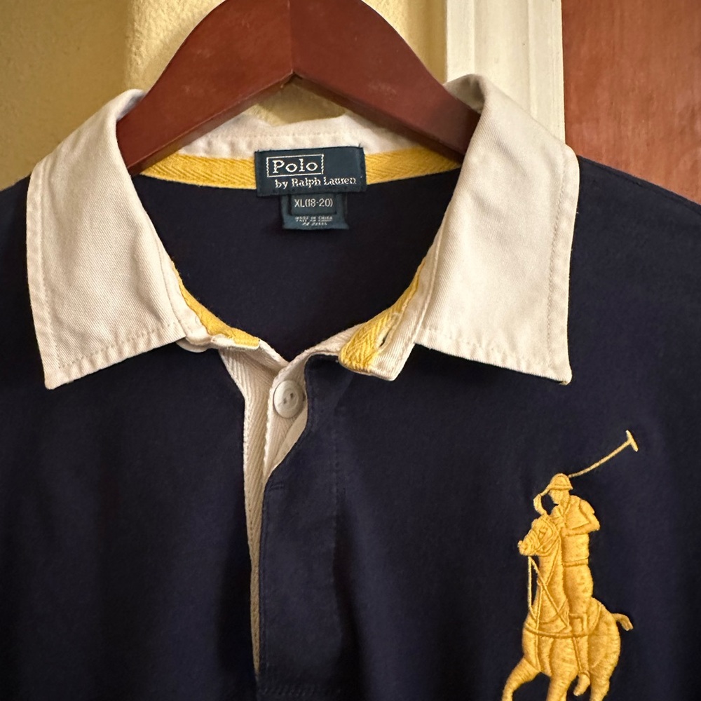 Authentic Polo Ralph Lauren Big Pony Long Sleeve Shirt - Picture 3 of 4